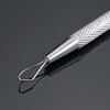 Non-Slip Stainless Steel Pimple Popper Acne Blackhead Removal Needle Tool Silver