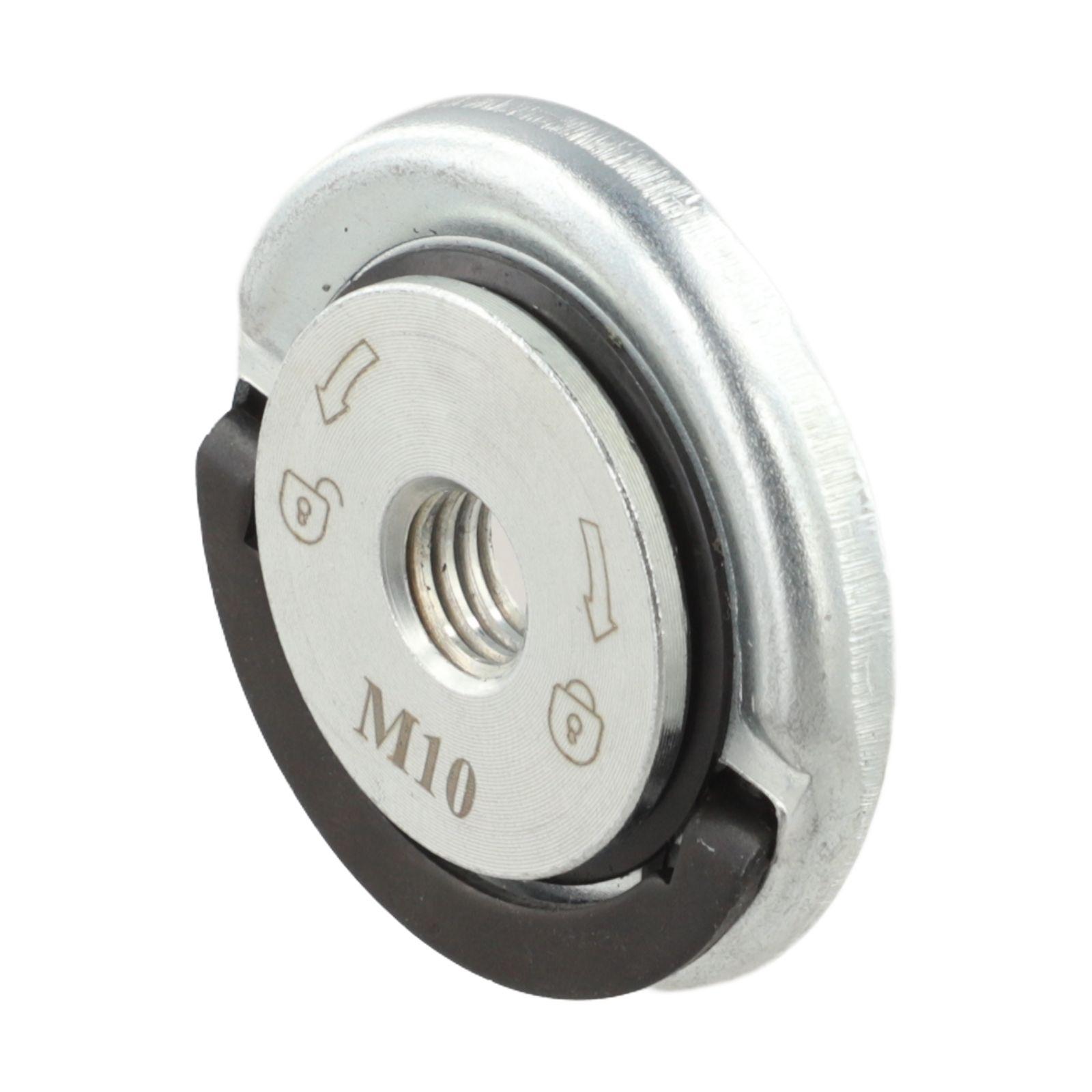 

1 Pcs M10 Quick Release Self-Locking Grinder Pressing Plate Flange Nut Power Chuck Power Tool Accessories