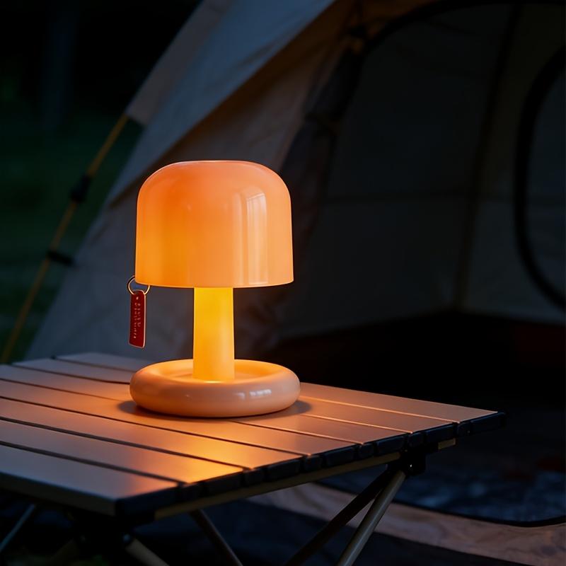 

Smart Touch Control LED Desk Lamp,Rechargeable Table Lamp with Color Shade,Eye Protection Night Light for camping,Cool Gift