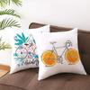 Bicycle Pattern Decorative Pillowcase Living Room Office Decoration Home Pillowcase