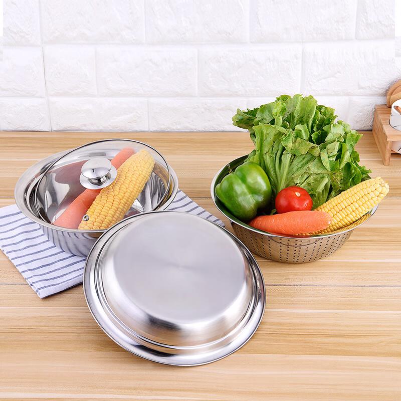 Stainless Steel Rice Washing & Draining Kitchen Set