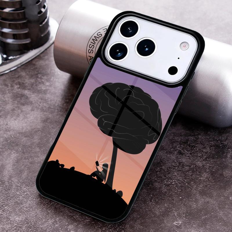 Brain Art Phone Case For iPhone 17 16 15 14 13 12 11 Pro Max Plus 17Air Soft Silicone Cover