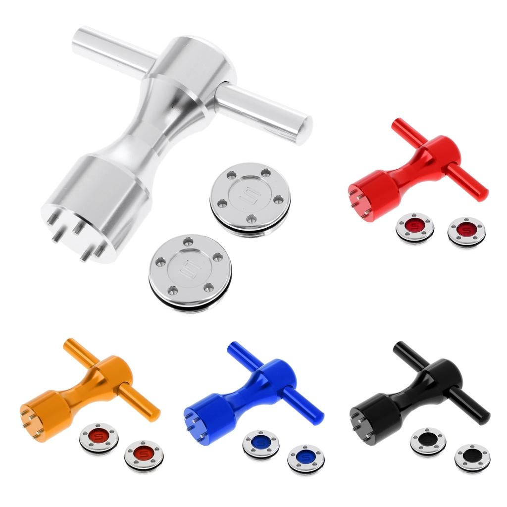 2 Pcs 5-20 Grams Golf Custom Weights with Wrench for Putters