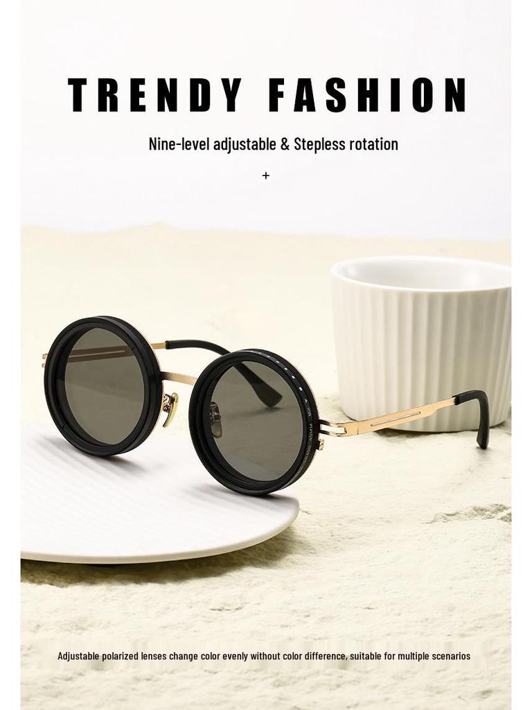 ND9 Adjustable Light Reduction Polarized UV Protection Sunglasses for Fishing