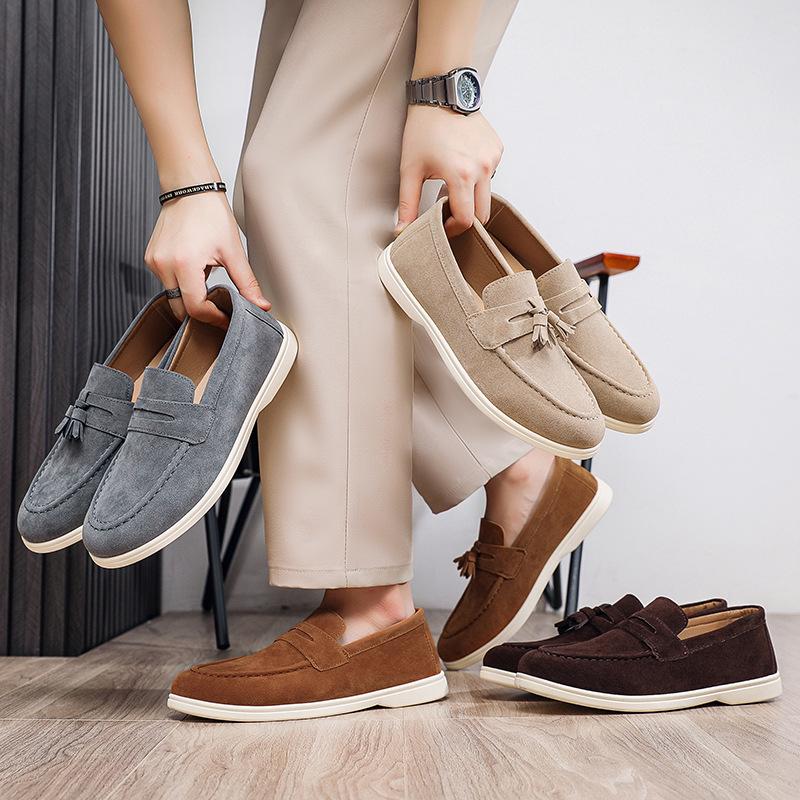 Plus Size Women's 2025 Casual Low-Top Moccasins and Men's Cross-Border Loafers