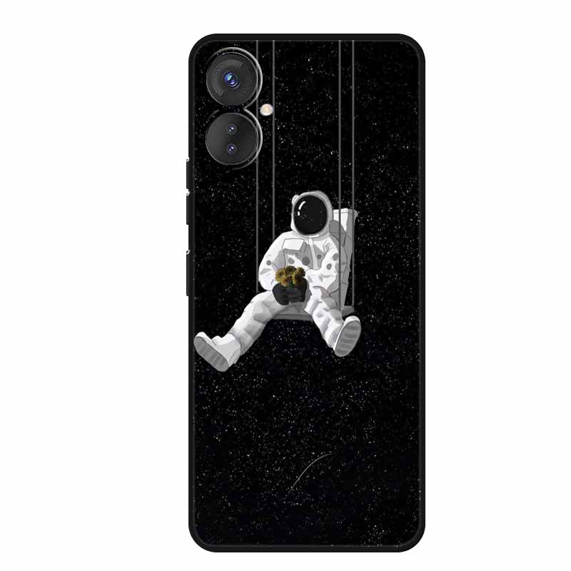 For Tecno Spark 9 Pro Case Astronaut Silicone TPU Soft Back Cover Cases For Tecno Spark9 Pro 9Pro KH7 KH7n Funda Spaceman Capa