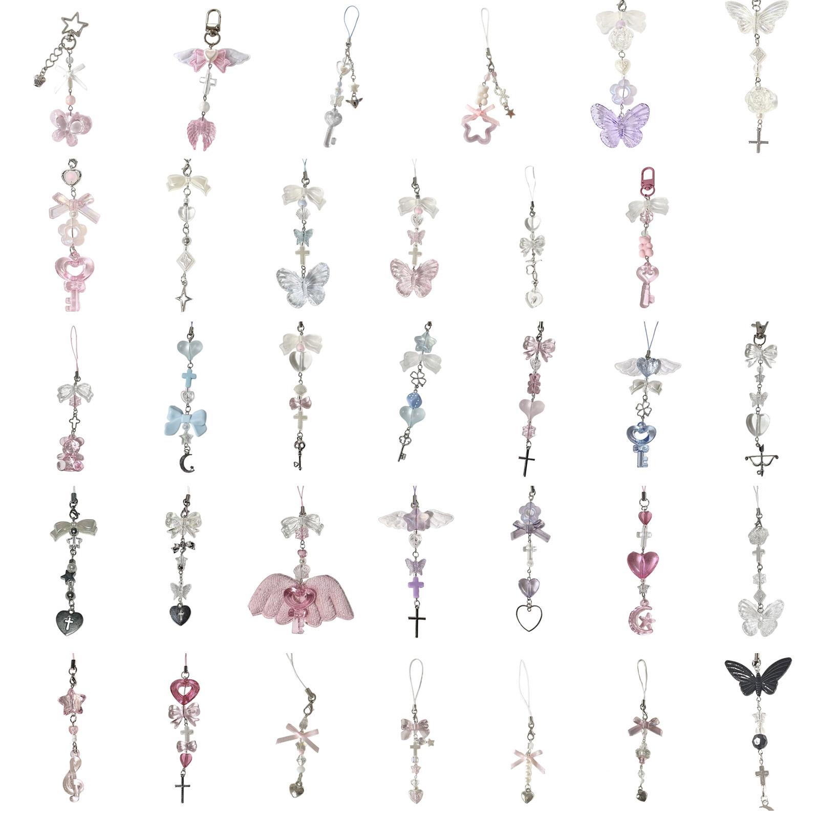 Милый брелок в форме сердца с бантом — фото 5