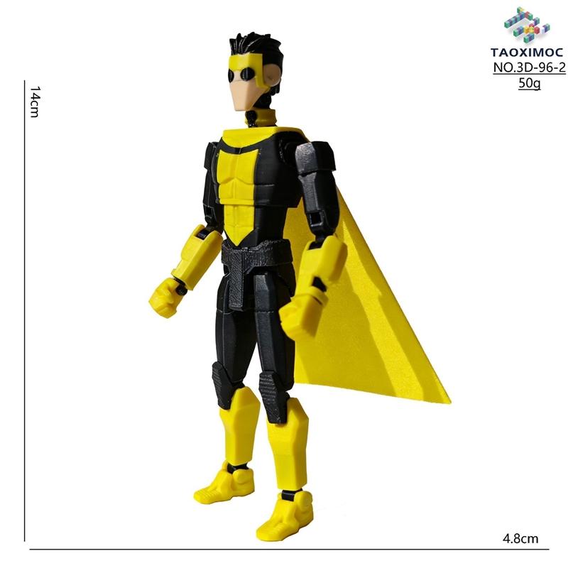 3D Printed Articulated Mark Universe Assembly Model Desk Figurine Toy For Kids Teens Collectors Birthday Gift Home Office Decor