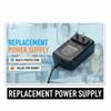 12V DC Power Adapter, US Plug, Internal Positive/External Negative for LED Strips and Monitors