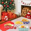 Bulk Disposable Christmas Snacks Boxes Paper Trays For Holiday Parties Paper Structure Festival Decoration