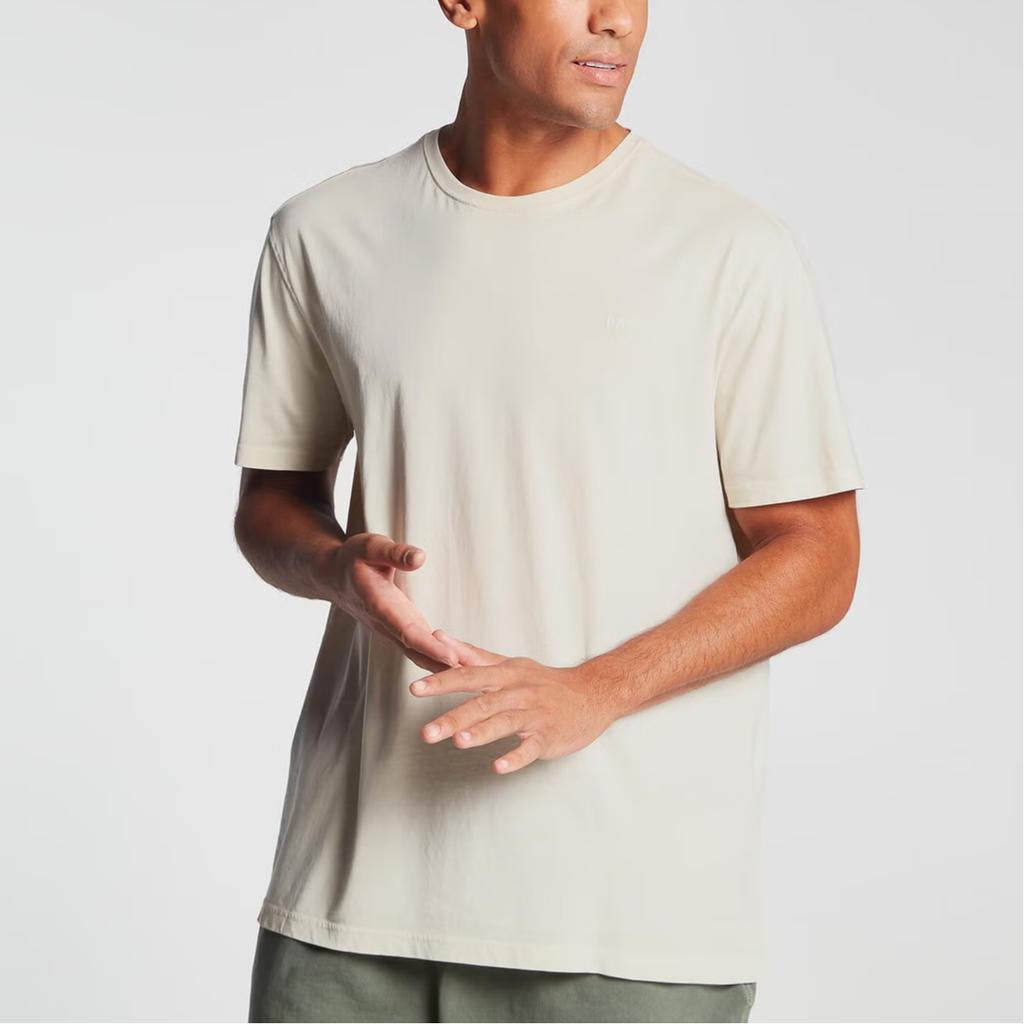 Adidas Parley Run For The Oceans Solid Color Crew Neck Short Sleeve T-Shirt Men Tops Beige HS9063