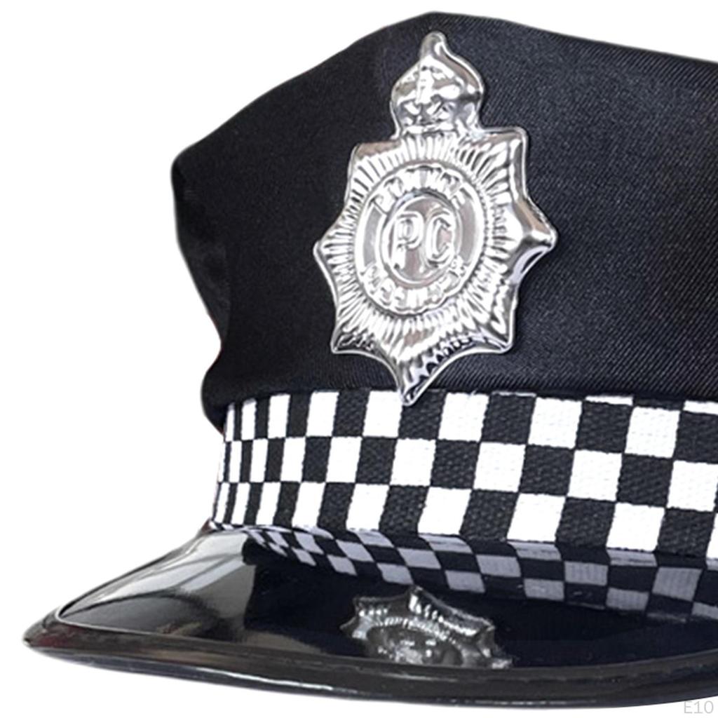 Chapeau de policier pour enfant Accessoire Photo Cop pour Déguisement Halloween Fête