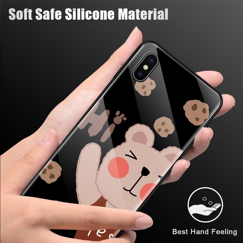 Tempered Glass Phone Case For Redmi 10 12 13 14C A5 Note9 Note10 Note12 Note14 Xiaomi 11Lite 14T 15 PocoC75 PocoX3 Soft Edge Shockproof Smooth Shell