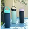 550ml Stainless Steel Vacuum Insulated Travel Mug With Wide Mouth Carry Strap - Outdoor Sports Water Bottle Gym Hiking