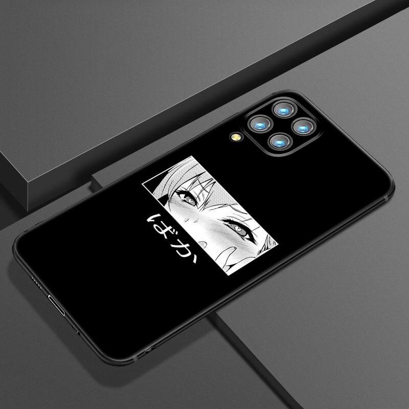Sad Japanese Anime Aesthetic Phone Case For Samsung A21 A30 A50 A52 S A13 A22 A32 4G A23 A33 A53 A73 5G A12 A31 A51 A70 A71 A72