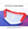 Men's and Women's Quick-Dry Breathable Short-Sleeve Badminton Sports Set, Ideal for Training and Competition, with Custom Text Printing Option