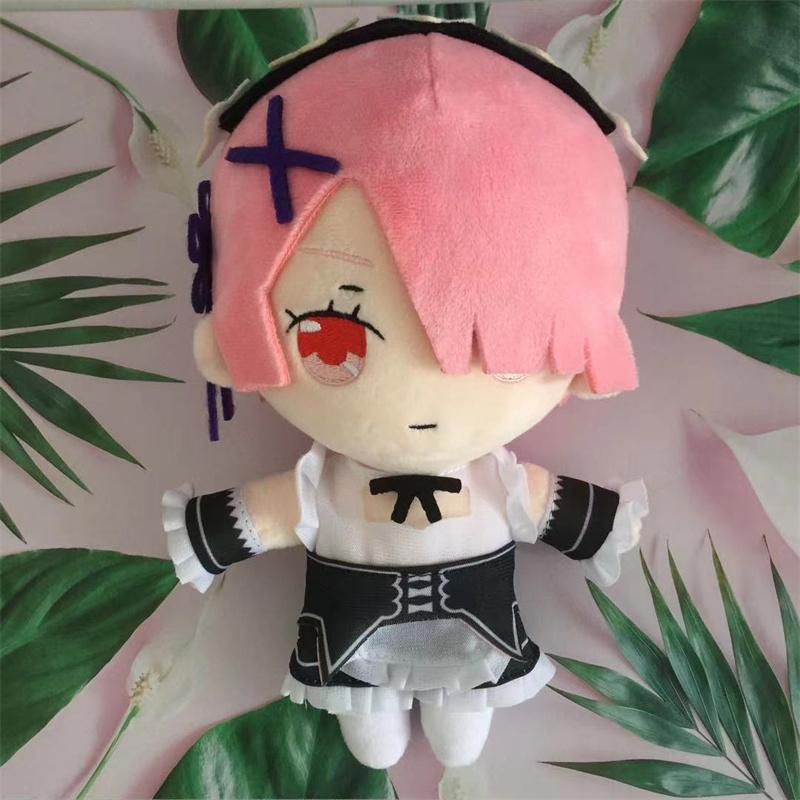 Re:Life In A Different World From Zero Plush Doll Toy Rem Ram Cute Soft Stuffed Pillow Kids Gift 20cm Cosplay