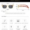 Fashionable Sunglasses Square Sunglasses Non-Polarized Fashion Accessory 