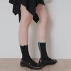 Two-way Ruffle Crew Socks