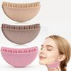 Ergonomic Silicone Face Massage Brush, Lymphatic Drainage & Contouring Tool, Depuffing & Lifting, Home Travel Self-Care