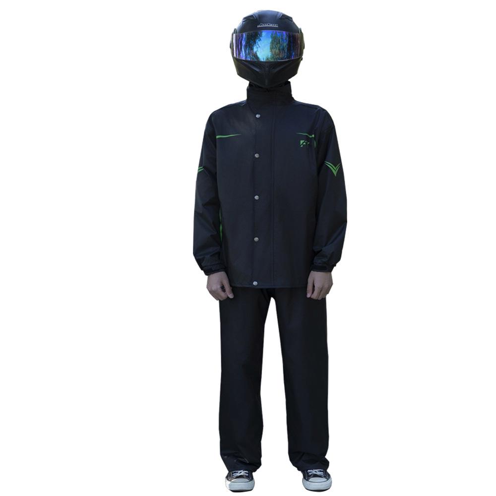 Men's Motorcycle Rain Suit - Heavy-Duty, Split-Type Full Body Outerwear for Riders