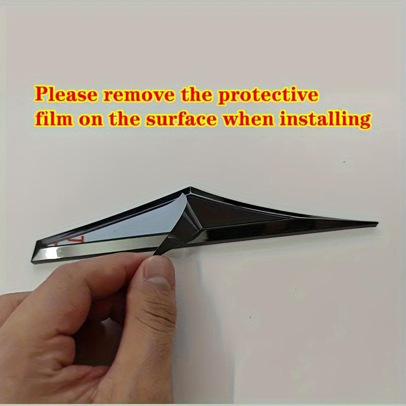 Car Emblems 2pcs Stainless Steel Car Side Conversion Stickers Car Mudguards with Adhesive Backing Universal Car Decals Creative And Cool Car Decals