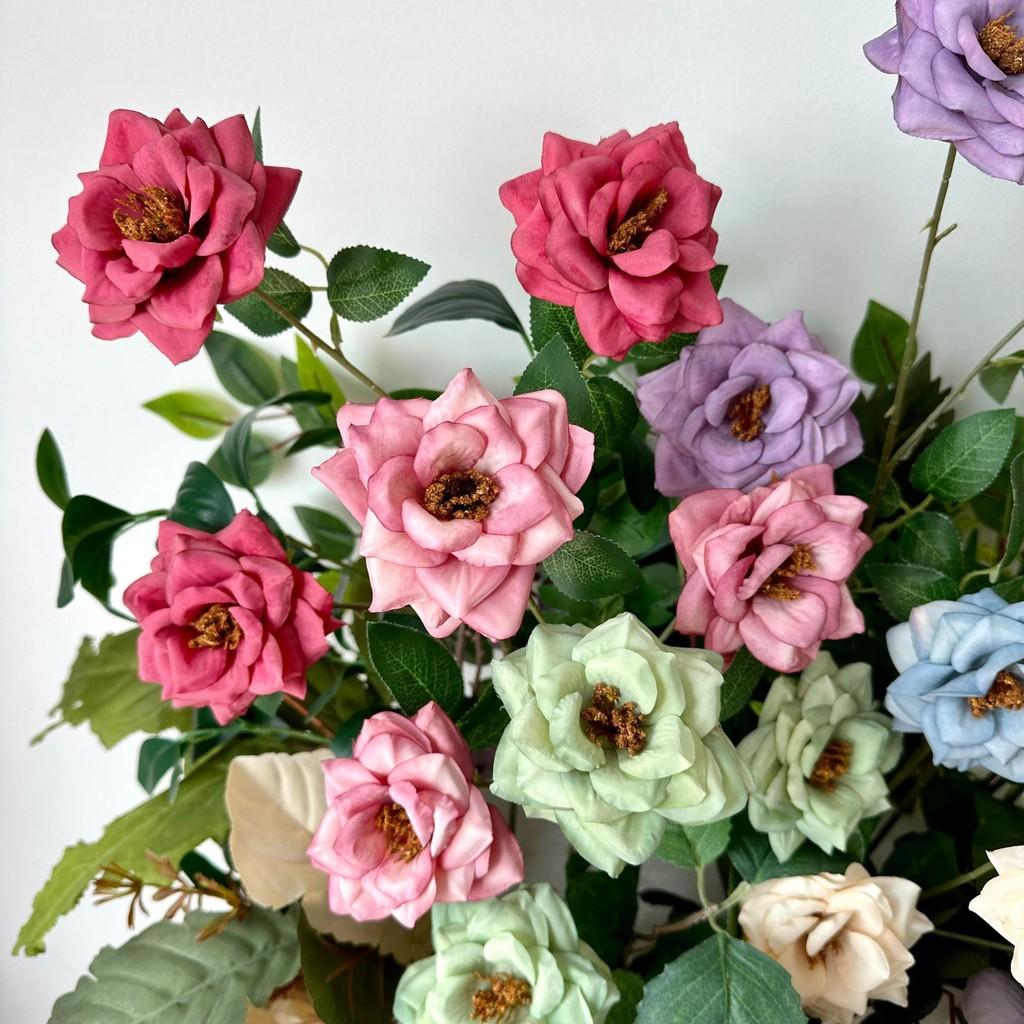 Chinese Artificial Rose Flower Arrangement Home Wedding Centerpiece Decoration