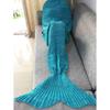 Mermaid Tail Throw Blanket With Acrylic Material For Kids And Adults Perfect For Spring And Fall