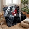 AC Milan Theme blanket Soft Flannel Blanket Plush Throw Blanket Cozy Sofa Bed Blanket for Home Decor