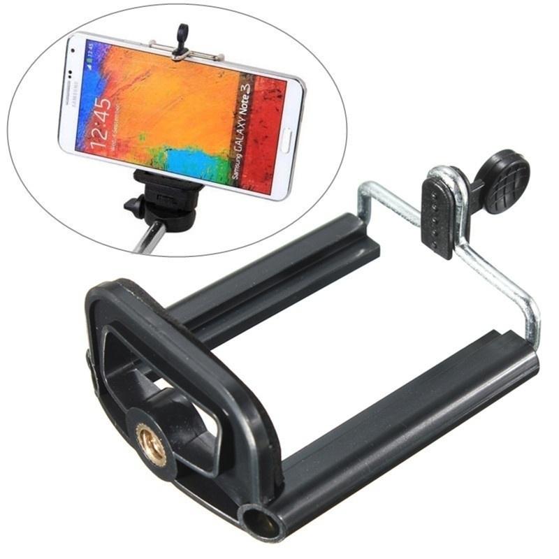 Buy 1Pc Adjustable Cell Phone Camera Stand Clip Bracket Tripod Holder