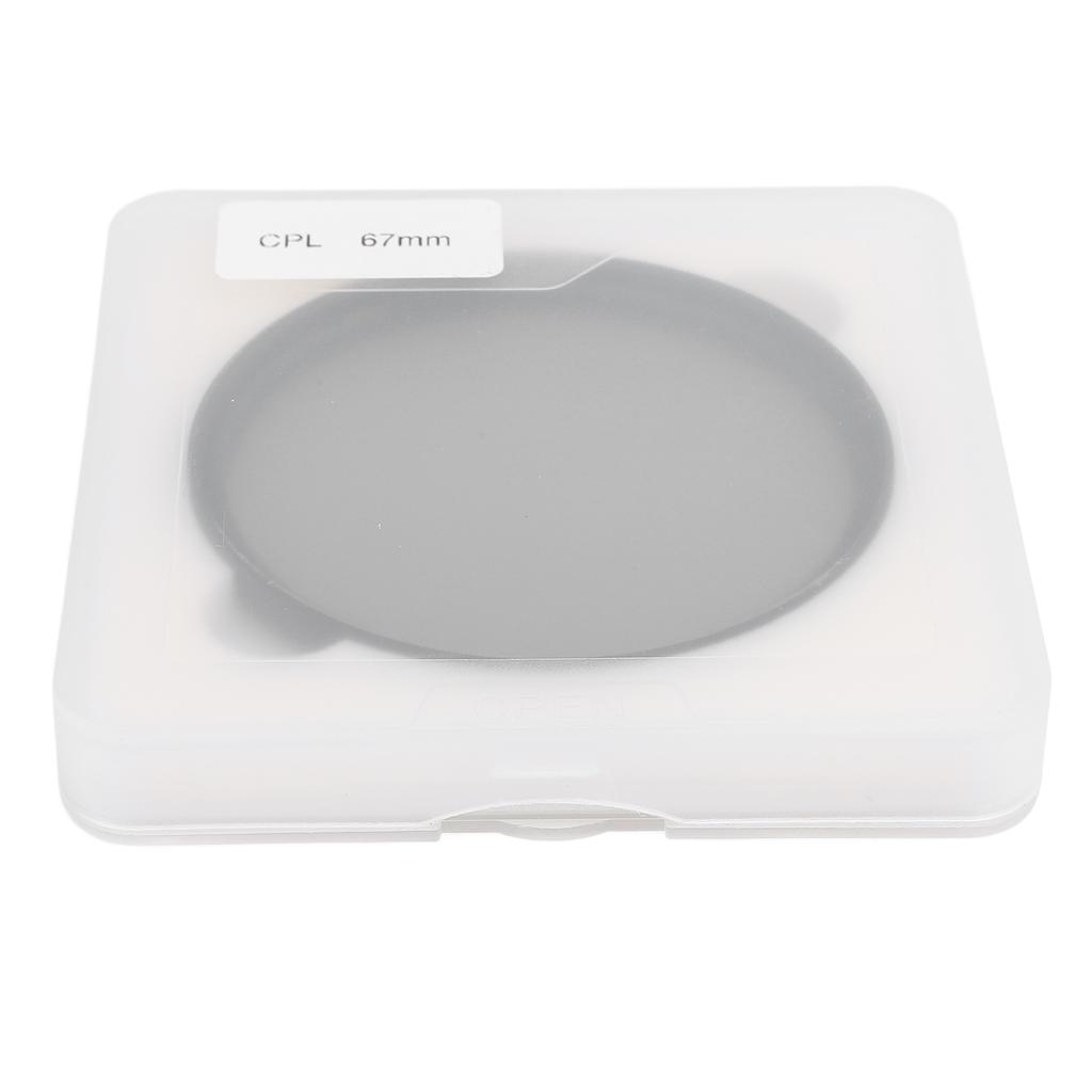 67mm Circular Polarizer Filter CPL Lens Filter for Camera Lenses Enhance Contrast Slim HD Optical
