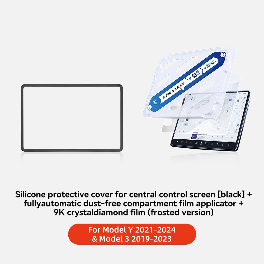 YZ Tempered Glass Screen Protector For Tesla Model 3 Y 2022 2021 Center Control Accessorie Matte Anti Glare HD Film Protection