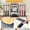 TUIYIDUO Guitar Stand, Holds Six Guitars, Includes 3 Shelves, Anti-Tip, Stable, Universal Display Rack for Multiple Guitars, Multifunctional Storage,
