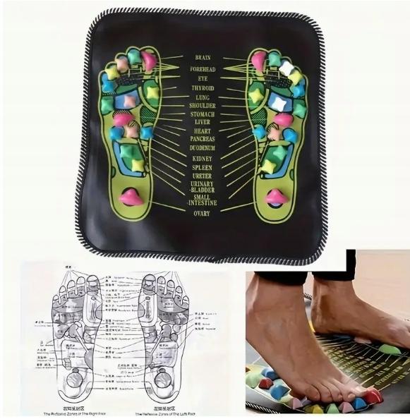 Mata Do Masażu Stóp Akupresurą Tradycyjnej Medycyny Chińskiej Bezbateryjne
