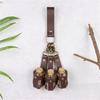 Witch Potion Bottle with Leather Holder and Cork Stopper for Halloween Cosplay Wizard Costume Cosplay Accessories
