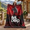 Evil dead Custom Name Flannel Blanket Personalized Soft Warm Plush Throw Blanket Customized Gift for Family Friends
