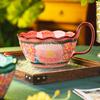 Green Shadow Dai Powder Bowl Household Ceramic Tableware High Value Rice Bowl Soup Bowl Noodle Bowl Personal High Value Big Bowl New