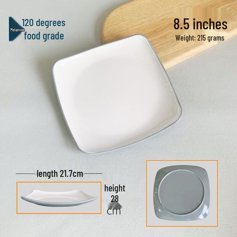 777 Two-Tone Melamine Dinner Plate