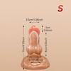 3size Soft Animals Dildo Penis Extender Enlargement Sleeve Reusable Condoms for Men Sex Toys Dick Delay Ejaculation Cock Ring18+