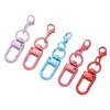 For Jewelry Making Dog Buckle Neckalce Accessories 10pcs Random Color Clasp Hooks Keychain with Lobster Matel Clasps