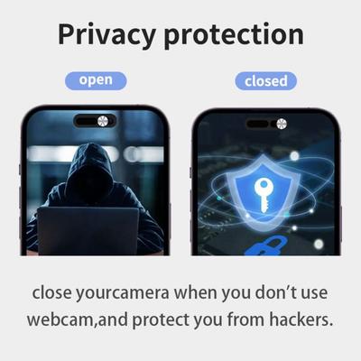 3 ks kovový kryt na webkameru, samolepky na čočku telefonu pro iPhone 14 14 ProMax Plus, posuvný kryt kamery pro soukromí pro řadu iPhone 14