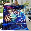Jojo's Bizarre Adventure  Anime Soft Plush Blanket,Flannel Blanket Throw Blanket for Living Room Bedroom Bed Sofa Picnic Cover