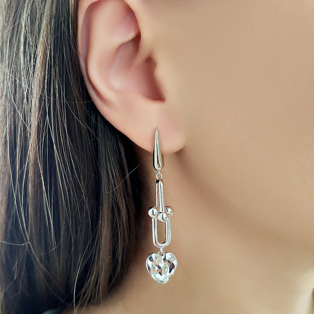 Kolczyki srebrne bez kamieni (2128465)