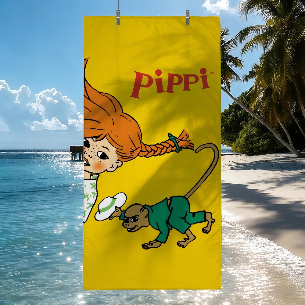 Zábavný P-Pippi Dlouhá punčocha Roztomilý Ručník Rychleschnoucí Plážové ručníky Jsou Vhodné Pro Bazény Kempování Jógu A Posilovnu