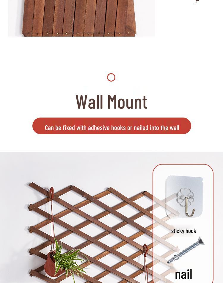 Outdoor Preservative Wood Fence Trellis for Garden, Courtyard, or Balcony Decoration