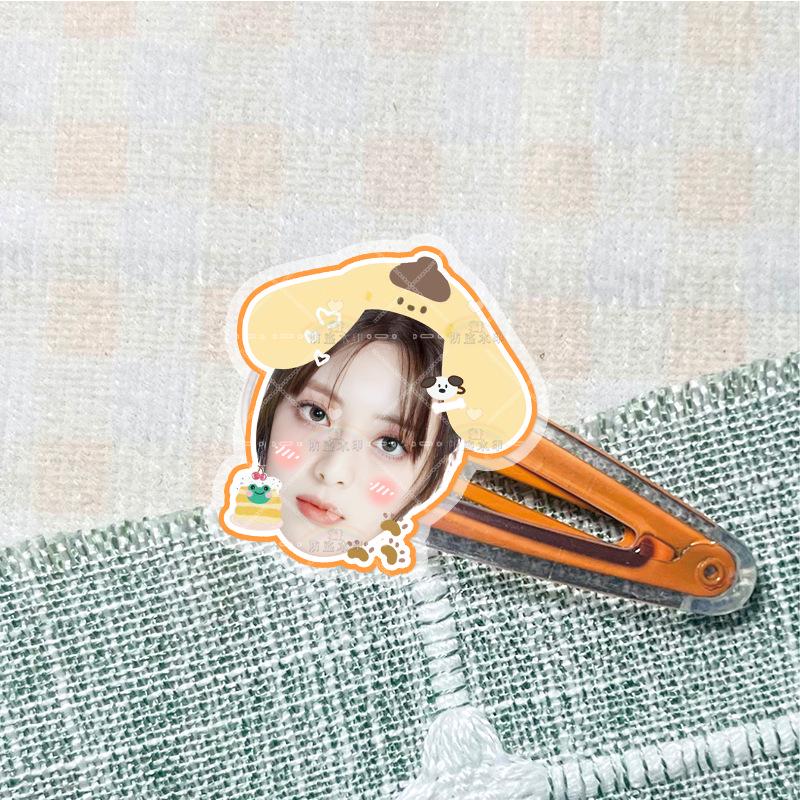 ITZY Yeji & Yuna Star Acrylic Hair Clips - Concert Support Accessories