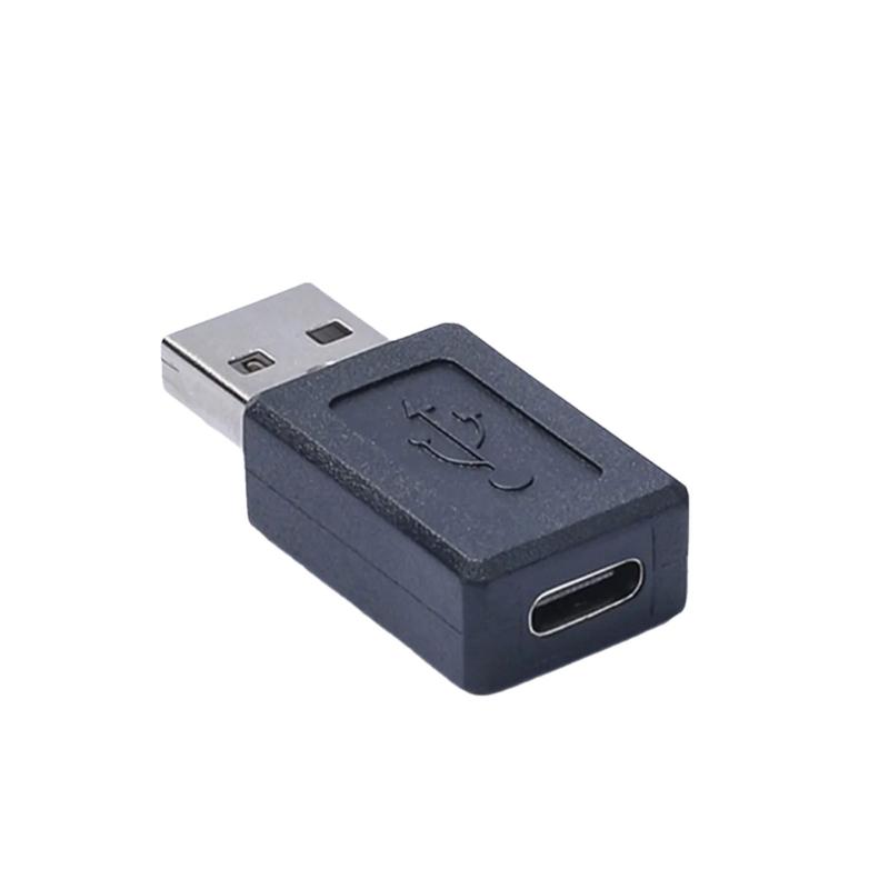 

USB to USB C Adapter USB C Female to USB 2.0 Male Adapter Type C Charging Converter 480mbps Data Transfer for Laptops 1