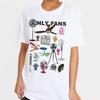 Only Fans Funny TShirts Women Vintage Fashion Streetwear Graphic T Shirt Short Sleeve Humor Tees Unisex Y2k Aesthetic Clothes