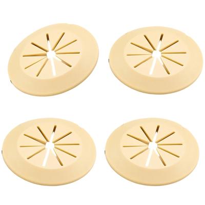 4 Pezzi Protezioni Adesive per Fori Cavo PVC Nascondicavi da Scrivania Gestione Cavi per Armadi Tavoli Copricavo