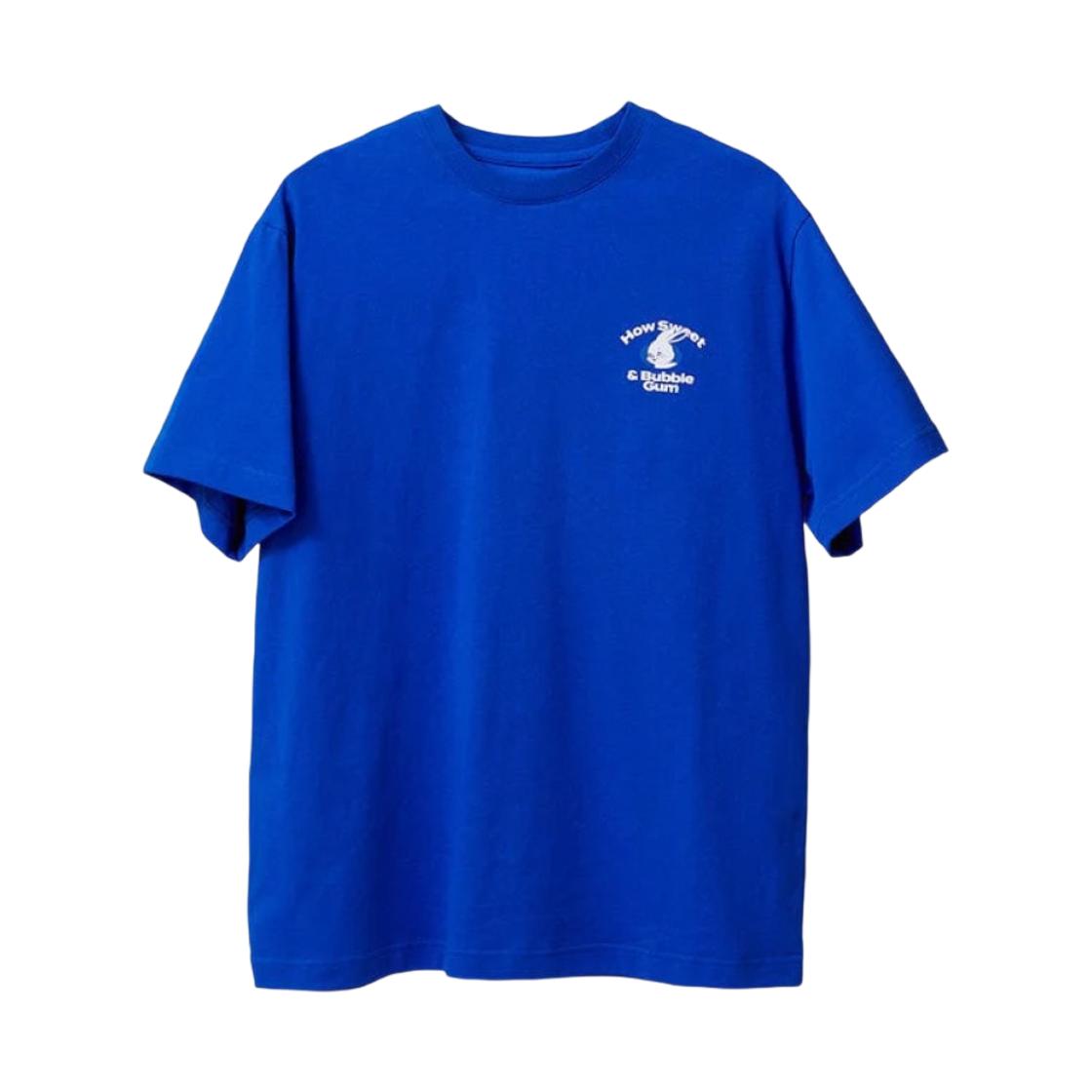 NewJeans How Sweet T-Shirt Blue ONE SIZE